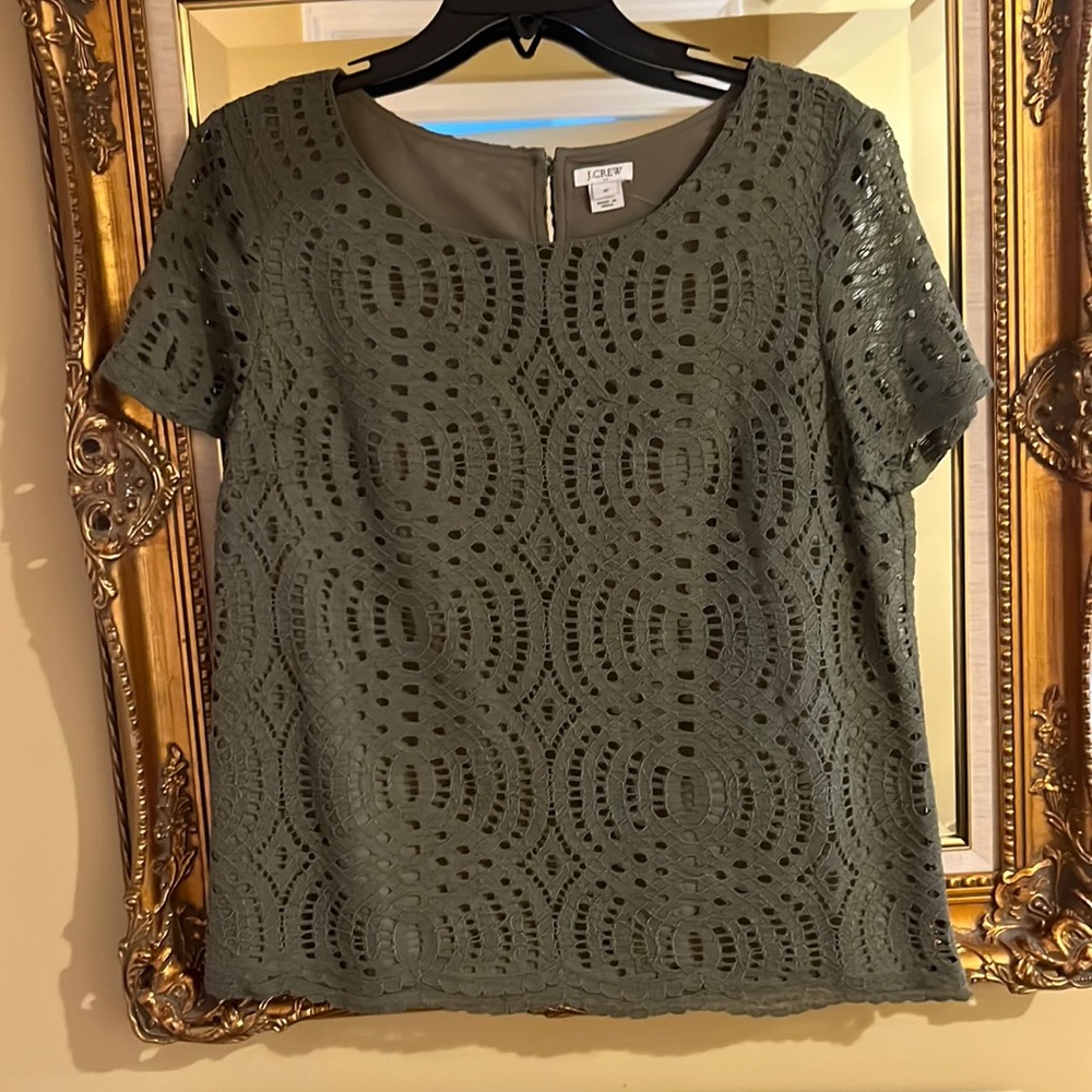 Olive green blouse